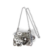 Sac mini-sac à chaîne à paillettes découpé et creux de niche Sac messager populaire